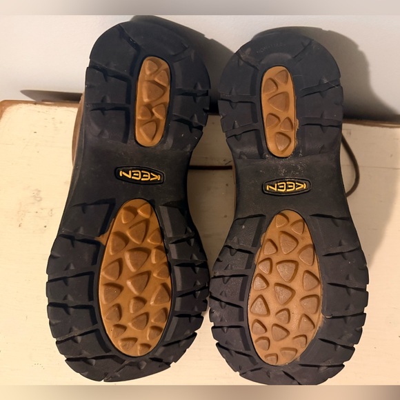 KEEN Men's Tan Leather Oxfords - Picture 6 of 7